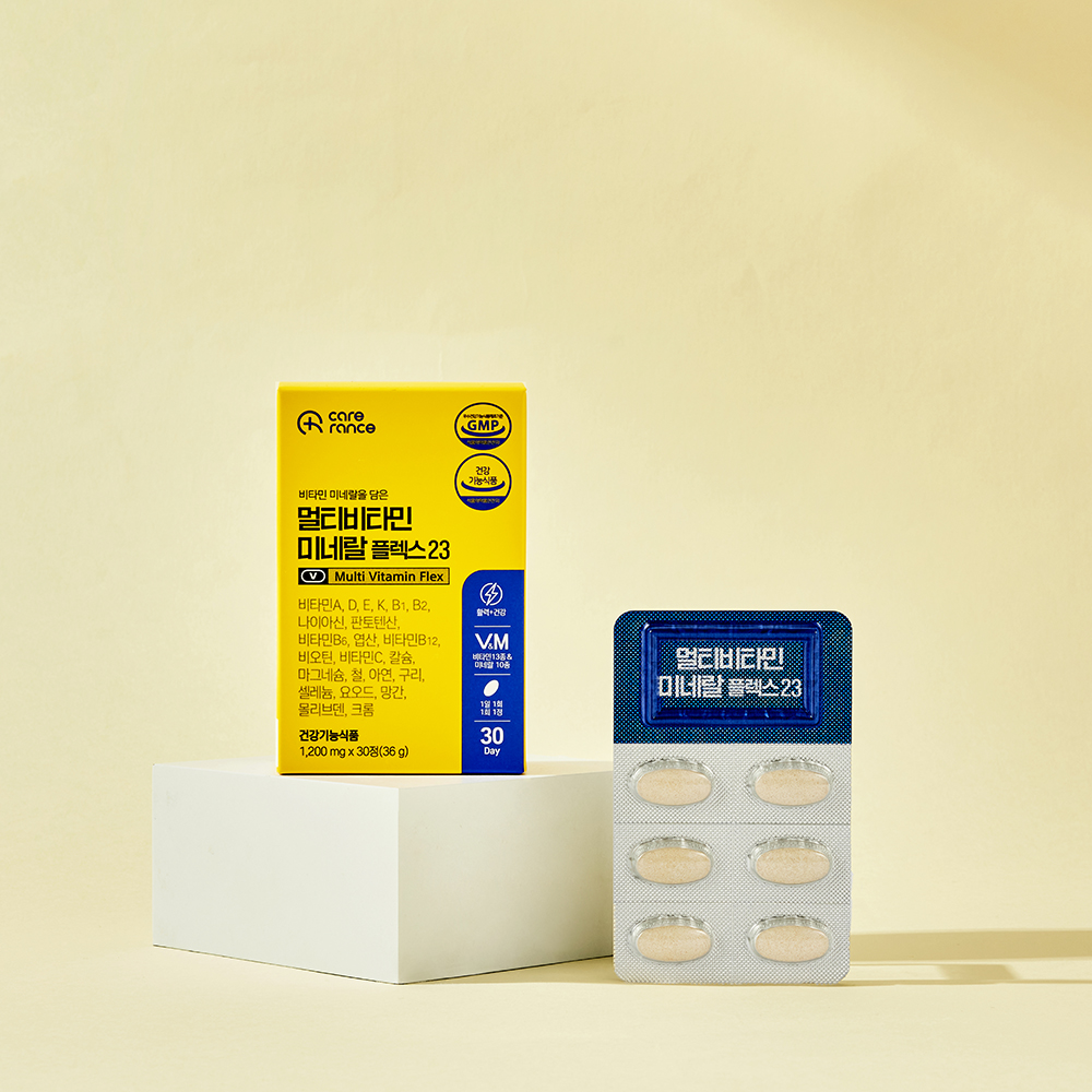 케어란스 멀티비타민 미네랄 플렉스23 종합비타민 1,200mg 30정, 6개 - 상세 이미지 4