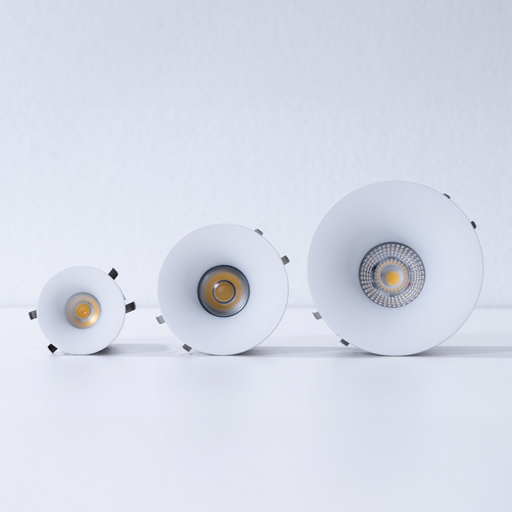 LED 35mm(1.5인치) 다운라이트 COB 안티글레어 5W 3000K 커브드 DC타입 - 상세 이미지 3