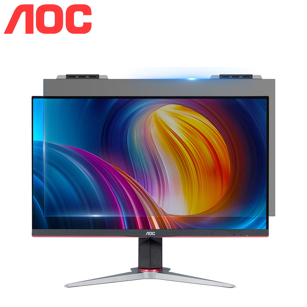 AOC 24인치 모니터보안필름 프라이버시 블루라이트 차단 화면보호 - 상세 이미지 4