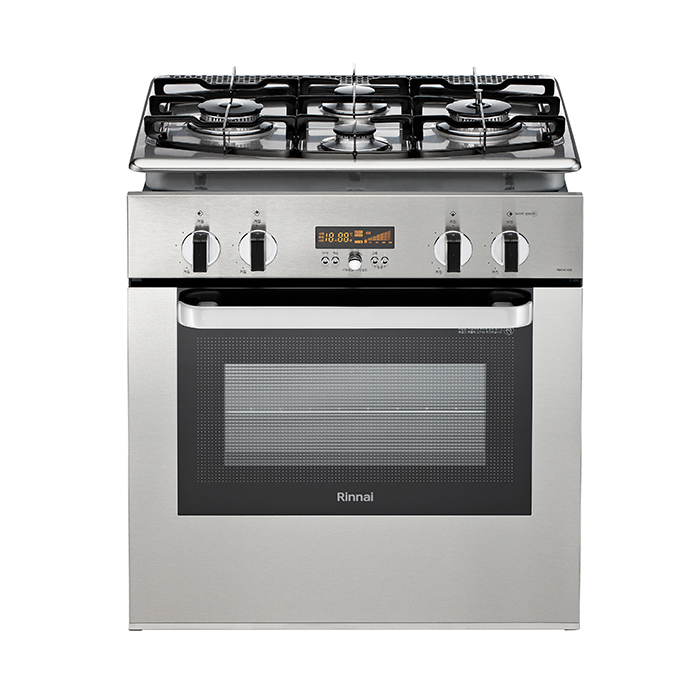 4구 매립형 빌트인 쿡탑 그릴 복합 가스 오븐 렌지 레인지 전자식 패널 무수그릴 RBO-618SE