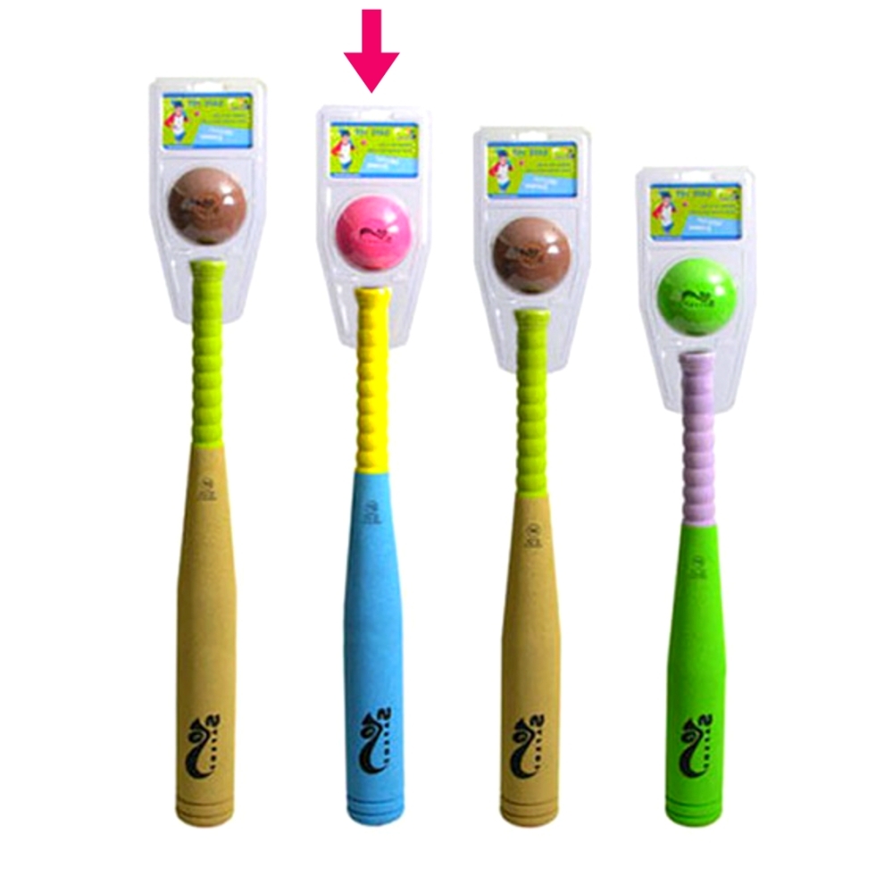 저학년베이스볼 소프트야구배트 스펀지야구세트 68cm 색상랜덤 - 상품 이미지