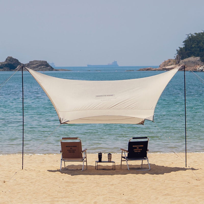 브루클린웍스 게이트웨이 헥사 타프 캠핑 쉘터 그늘막 차박 방수