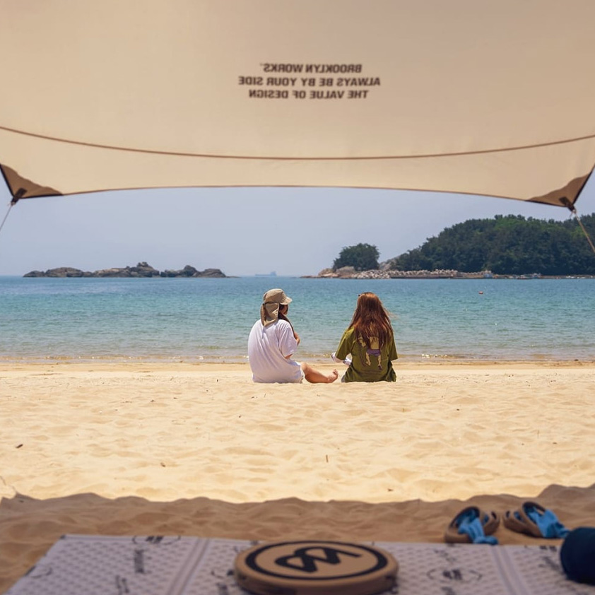 브루클린웍스 게이트웨이 헥사 타프 캠핑 쉘터 그늘막 차박 방수