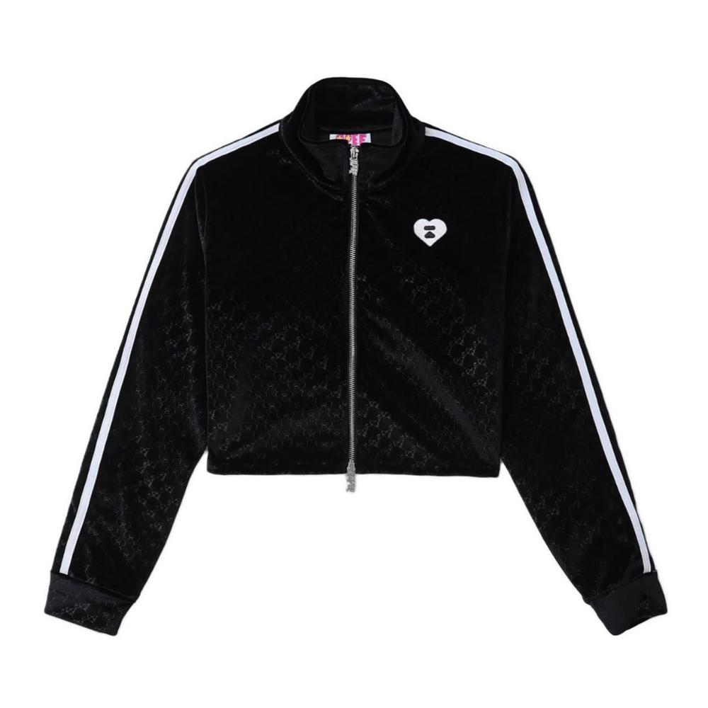 베이프 우먼즈 후드집업 PATTERN FLEECE FULL ZIP JACKET CJ70-240-003 - 메인 이미지