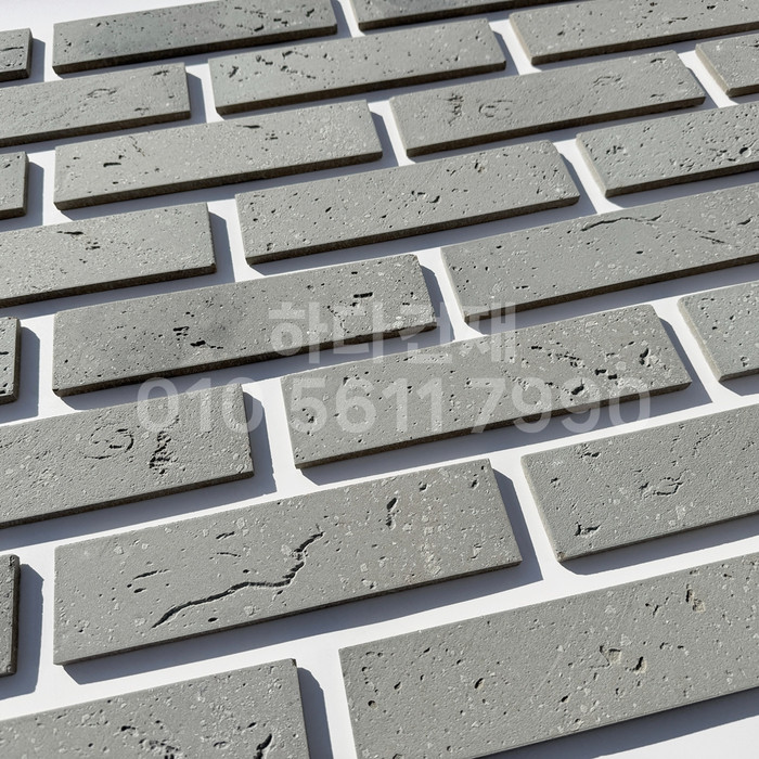 세라믹타일 스무스 240x60x9T 그레이 / 하다건재