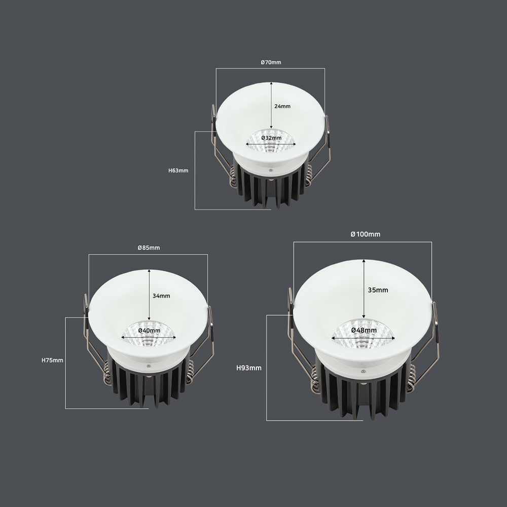 LED 55mm(2인치) 다운라이트 에코 델링 COB 일체형 DC타입 주광색 - 상세 이미지 5