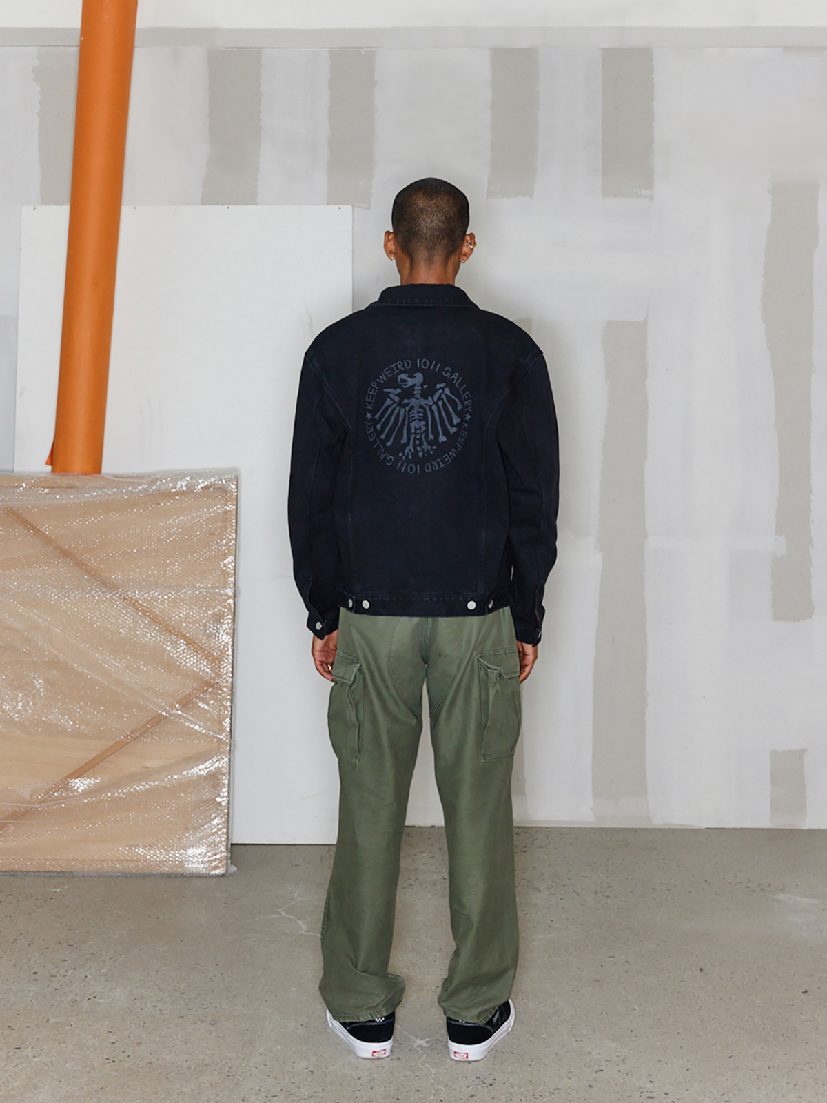 1011갤러리 1011GALLERY GALLERY DENIM JACKET BLACK : TRIPLESTORE