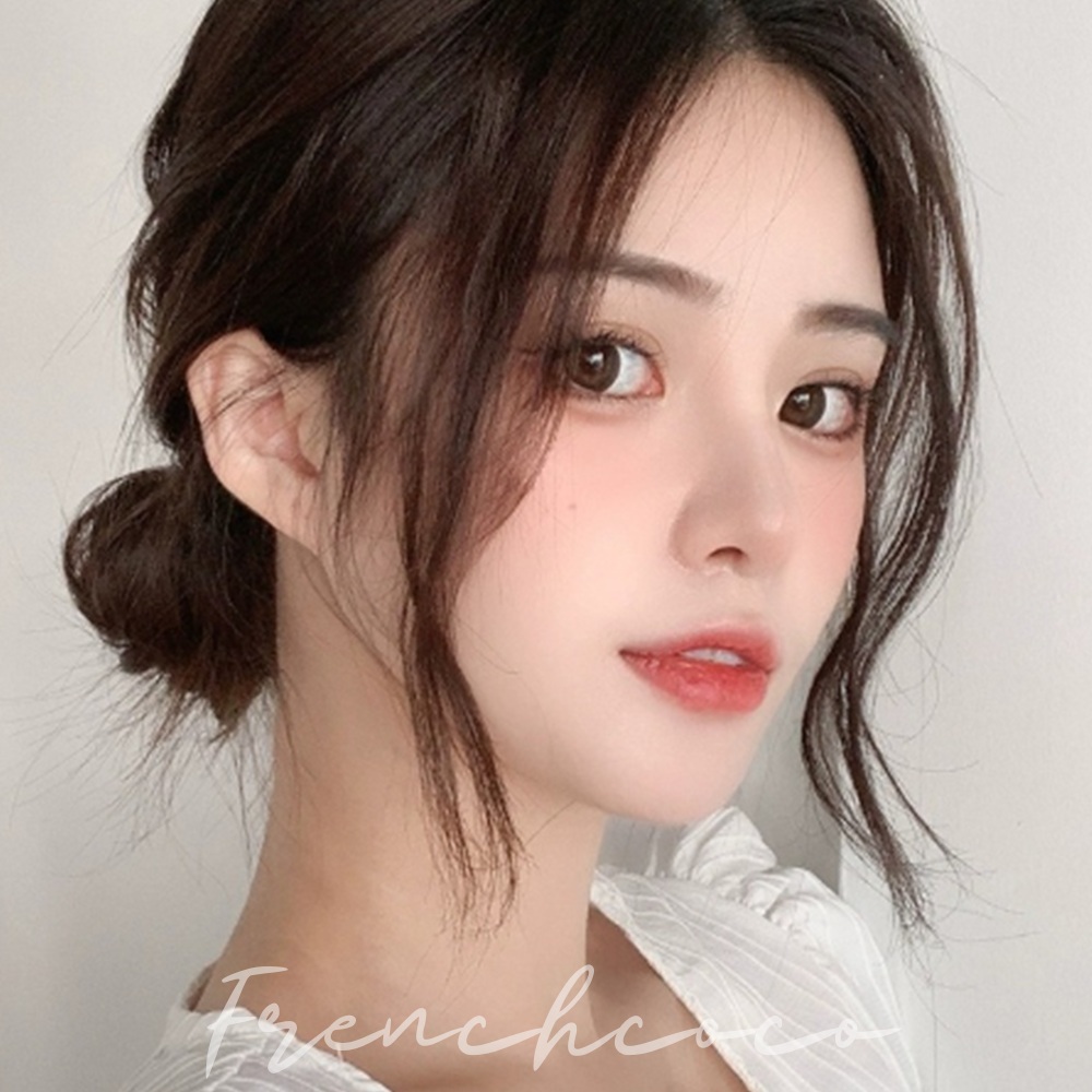 프렌치코코 컬 옆머리 피스 정수리채움 부분 가발 - 상품 이미지