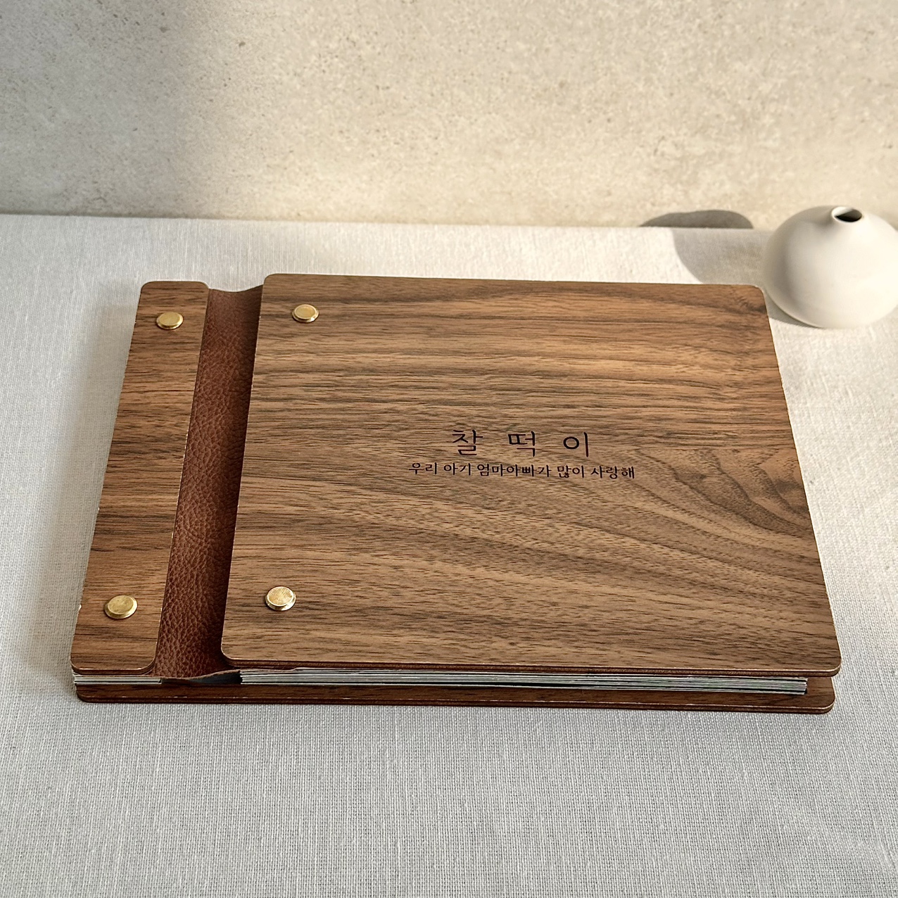 아가모아 초음파 앨범 사진 꾸미기 보관 셀프포토북 접착식 실사용 후기 | 효과 있을까? - 대표 이미지