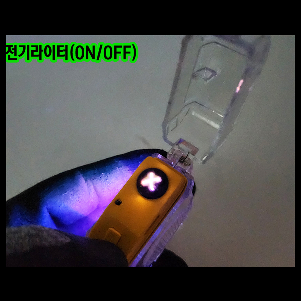 플라즈마 라이터 방풍 방수라이타 C타입 충전 랜턴겸용 - 상세 이미지 2