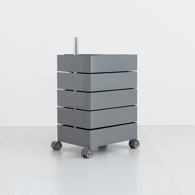 빙그리 회전서랍 트롤리 5단 다크그레이 4470.5318