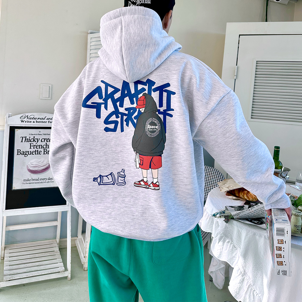 남자기모후드티 커플후드티 합포 헤비웨이트 이미지 8