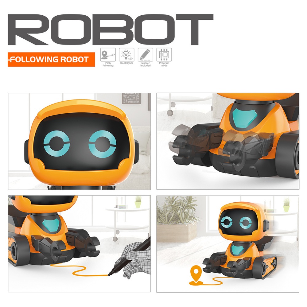 [트랙 마킹] 스마트 로봇 선을 따라 움직이는 로봇 장난감 ROBOT 선물 - 상세 이미지 3