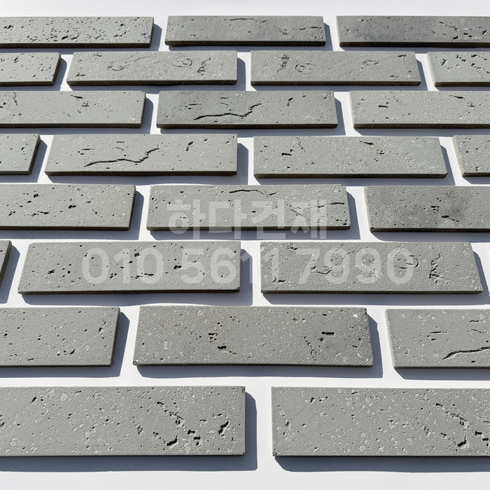 세라믹타일 스무스 240x60x9T 그레이 / 하다건재