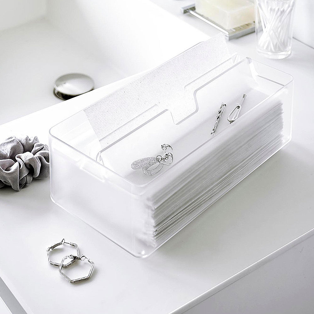 투명 사각 티슈 각티슈 핸드타올 휴지 커버 케이스