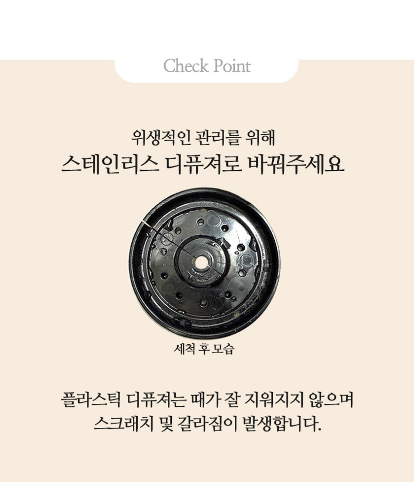 브레빌 디퓨져 BES920 980 990 커피머신 스테인리스 샤워스크린 홀더 판매처 상세 정보 이미지 3