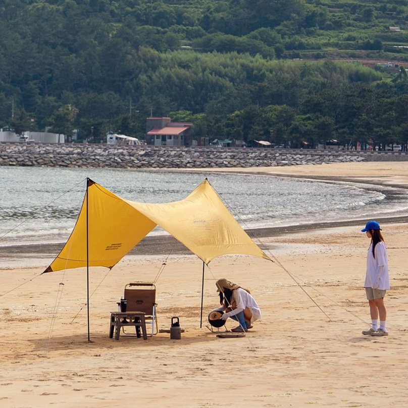 브루클린웍스 게이트웨이 헥사 타프 캠핑 쉘터 그늘막 차박 방수