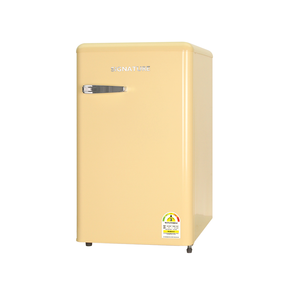 예쁜 미니 소형 원룸 레트로 냉장고 사무실 1도어 작은 1인 냉장고 KRSG-105D