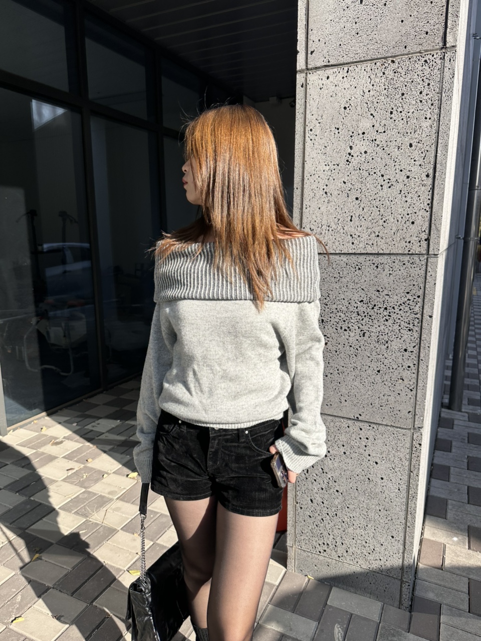 히피플 [겨울반바지/연말/겨울/여리핏/데이트룩/여친룩]여성 벨벳 숏팬츠