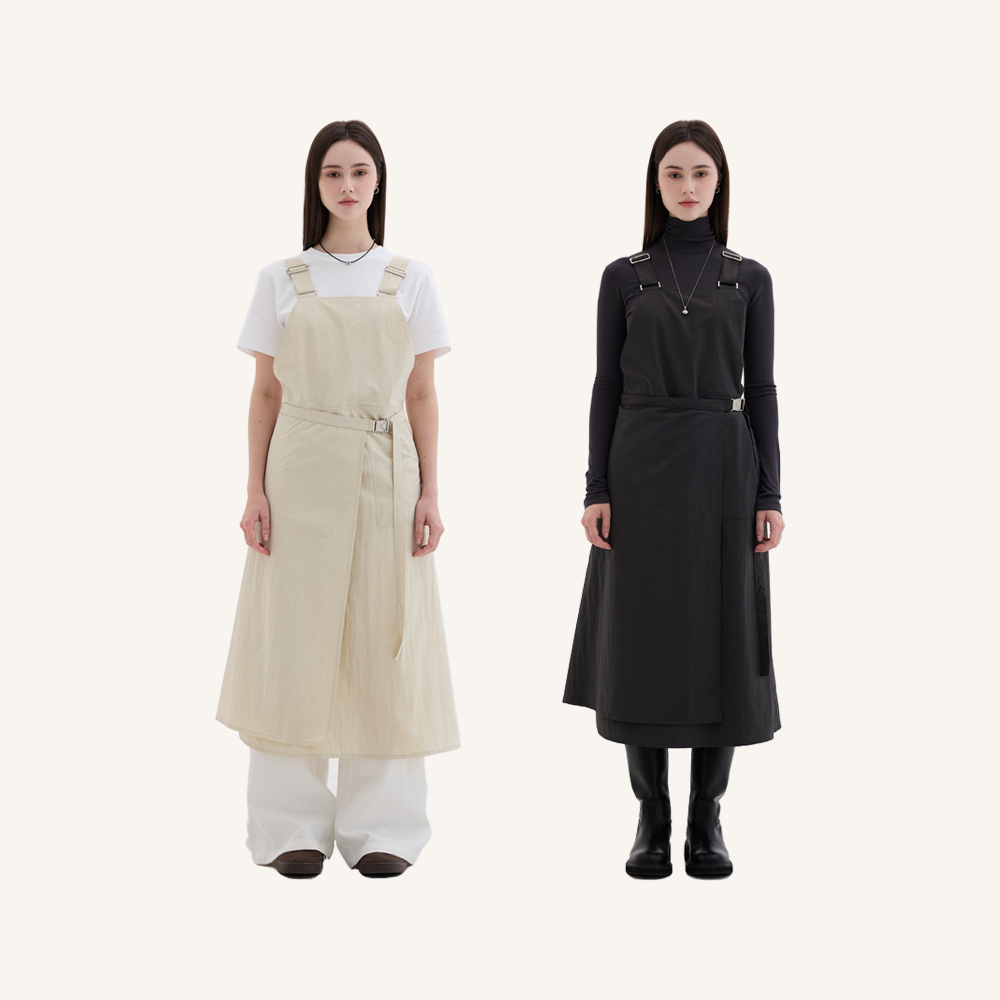 루카너스 콜린 에이프런 자체제작 방수 예쁜앞치마 애견 미용 네일샵 공방 카페 미용실앞치마