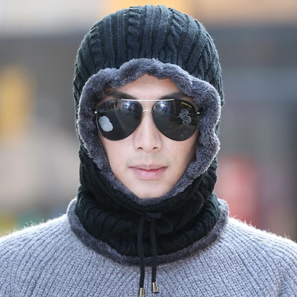 겨울 남자털모자 귀도리모자 군밤장수 보온 방한캡 넥워머 - 메인 이미지