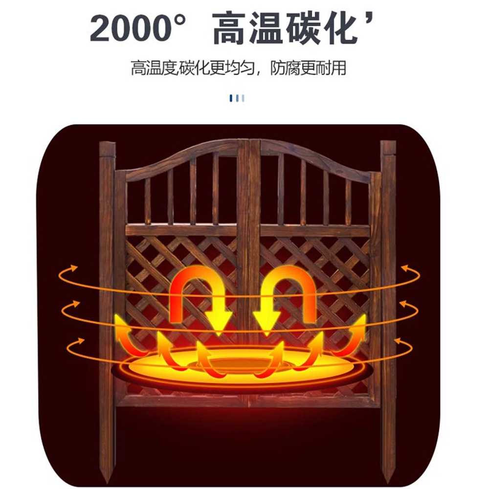 나무 대문 단독주택대문 시골집 농막 방부목 출입문 평바닥형 122x114cm - 상세 이미지 3