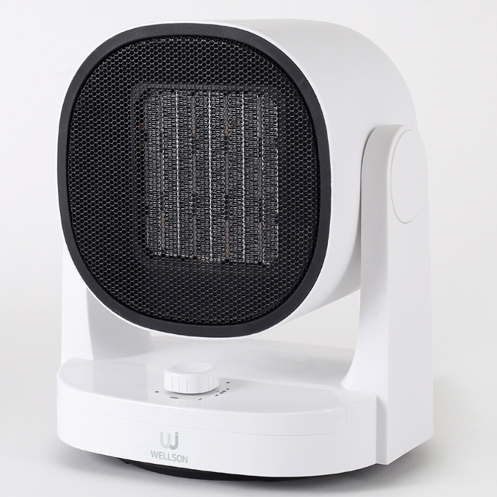 가정용 전기온풍기 소형난방기 PTC 이동식히터 좌우회전 야외 캠핑