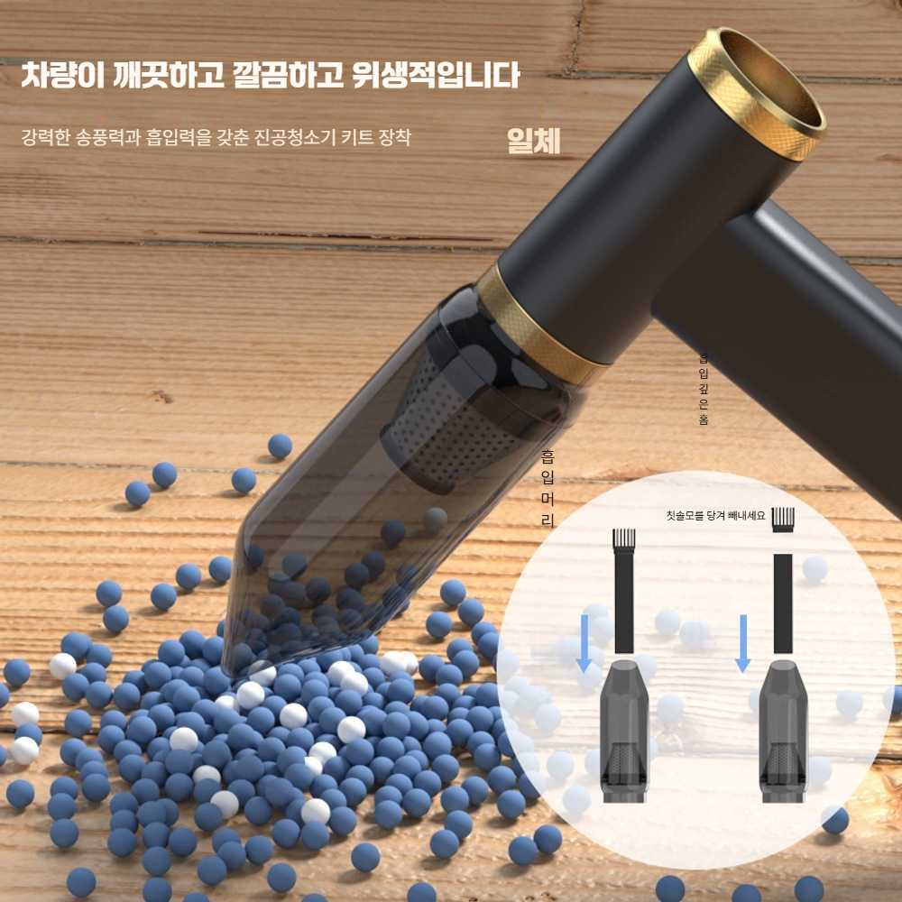 고스트캠프 미니송풍기 터보 충전 초강력 무선 선풍기 알루미늄 합금 15만 회전 - 상세 이미지 4