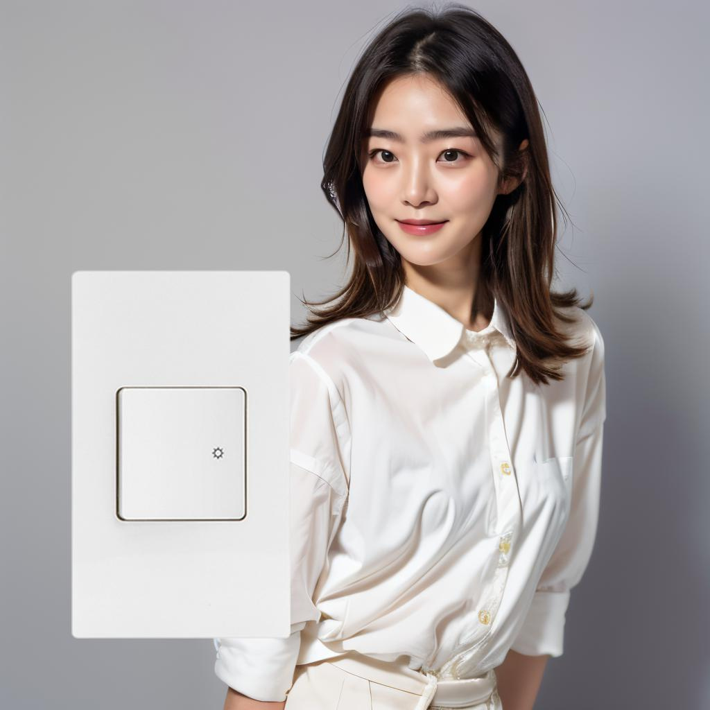 제일 디노 스위치 1구 전기 전등 스위치 화이트 D-INNO 커버