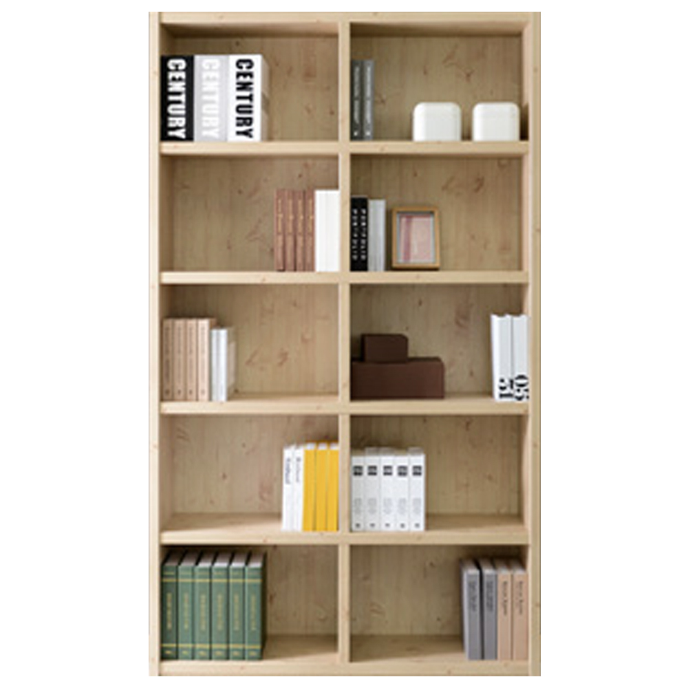 엘레나 5단1200 와이드 수납책장 화이트