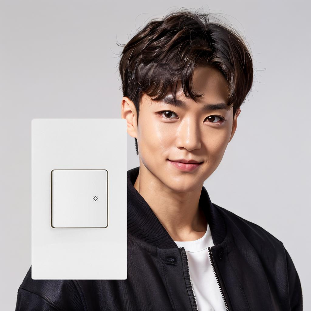 제일 디노 스위치 1구 전기 전등 스위치 화이트 D-INNO 커버