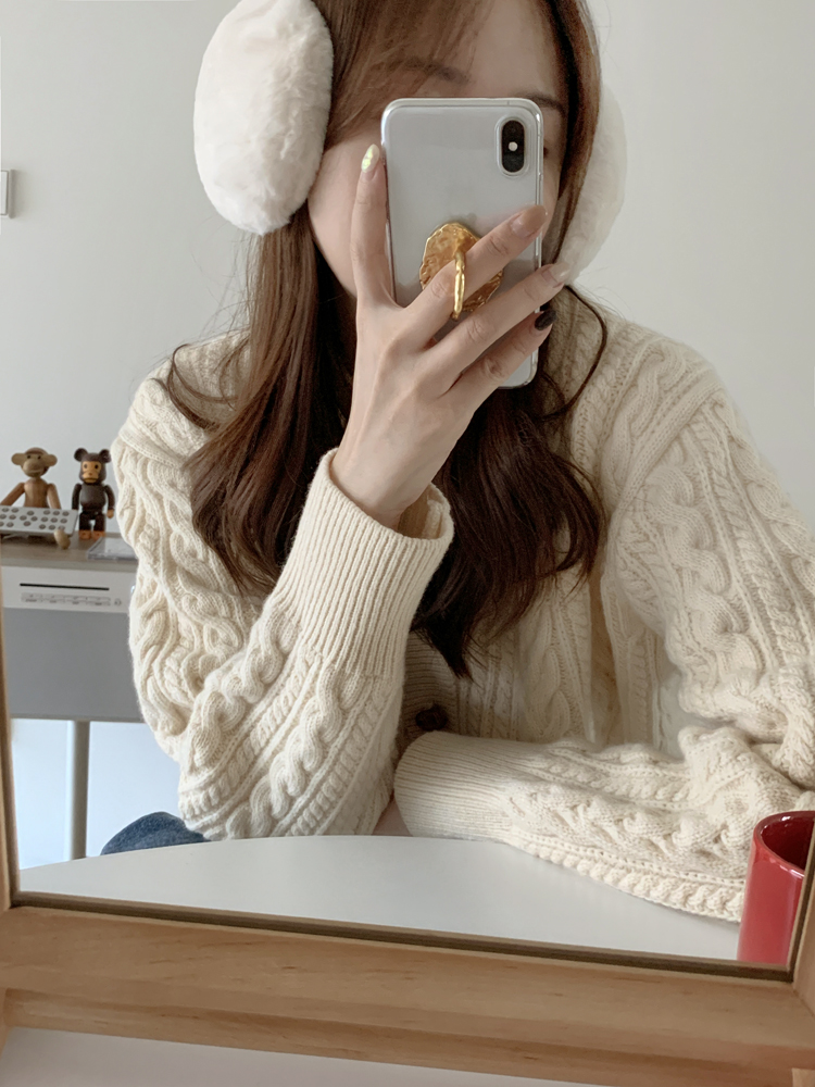 (국내제작) 부드러운 여성 방한 귀마개 털 겨울 귀마개 퍼 이어머프 귀덮개 방한 귀도리 - 상세 이미지 4