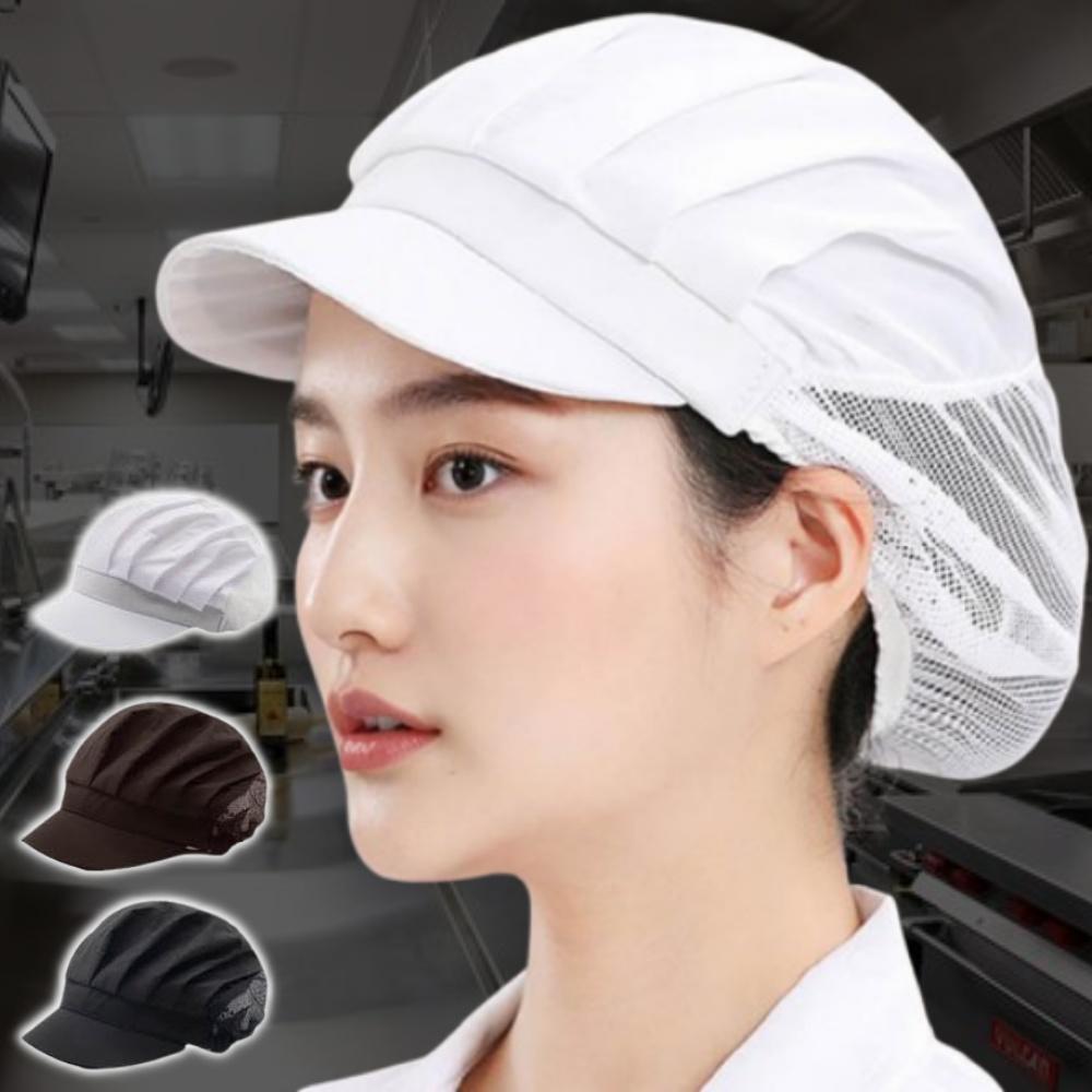 여성 위생 조리사 모자 위생 여름 주방 모자 조리사용 - 메인 이미지