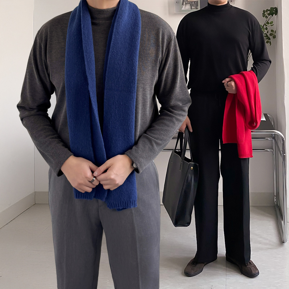 남자목티 반폴라티 반목티 머슬핏 - 상세 이미지 2