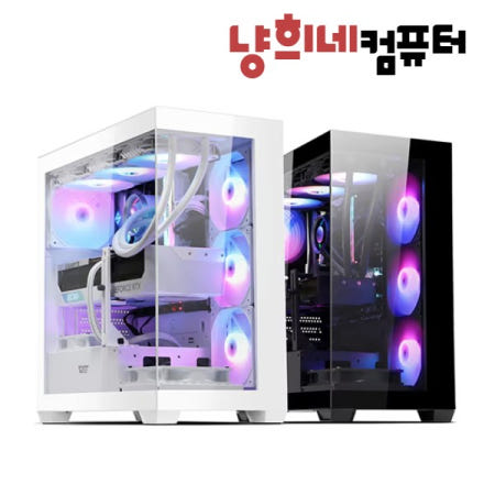 라이젠7 9800X3D 그래픽없는 반본체 배그 발로란트 화이트 게이밍컴퓨터 조립PC