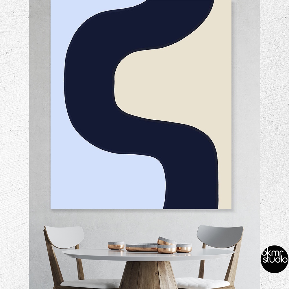 마리메꼬 세이레니(사이렌) 베이지블루 대형 패브릭액자