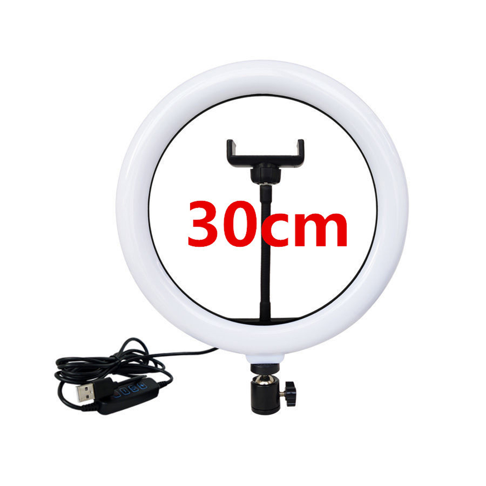 바라보고 LED 링라이트 촬영조명 방송용 유튜브조명 30cm 삼각대거치 이미지 7