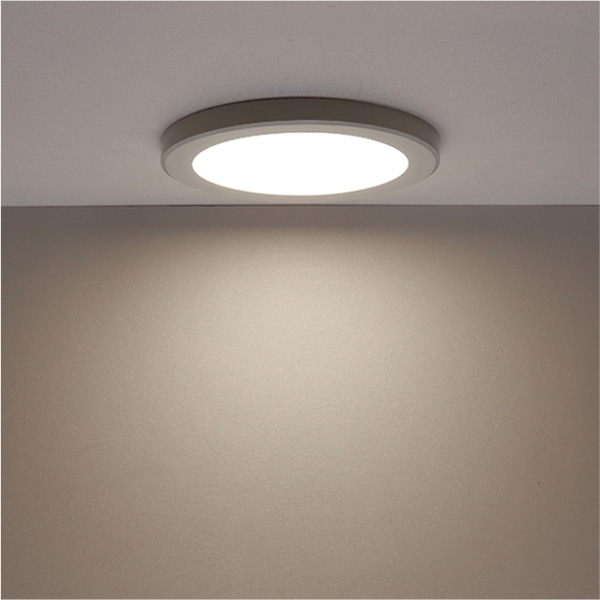 LED 에코 고효율 8인치 원형 슬림 엣지 직부 조명 15W 플리커프리 - 상품 이미지