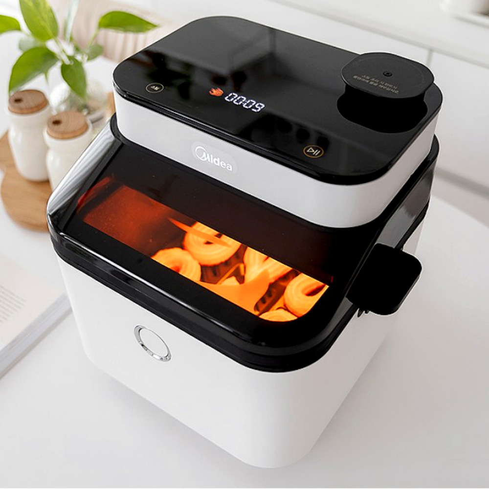 까르페 스팀 에어프라이어 오븐형 유리 가정용 에어후라이기 코스트코 트레이더스 에어후라이어