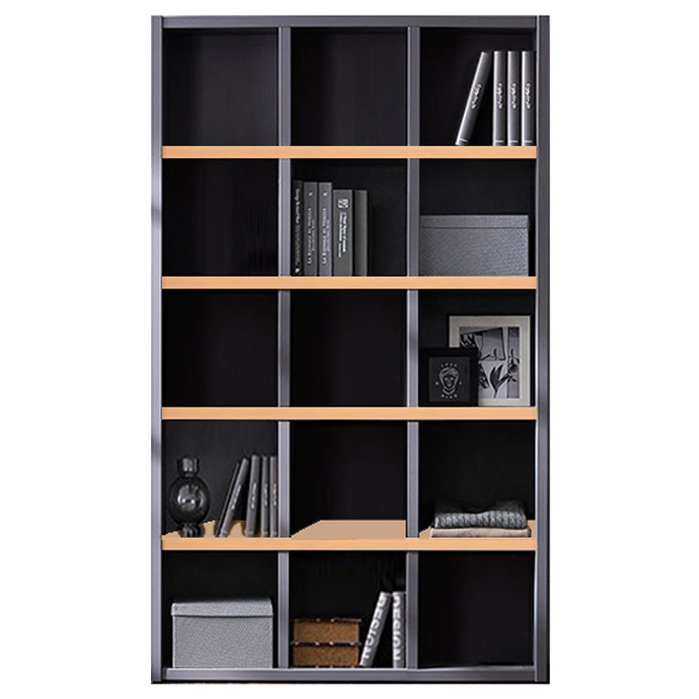 엘레나 5단 1200 기본 책장 그레이화이트