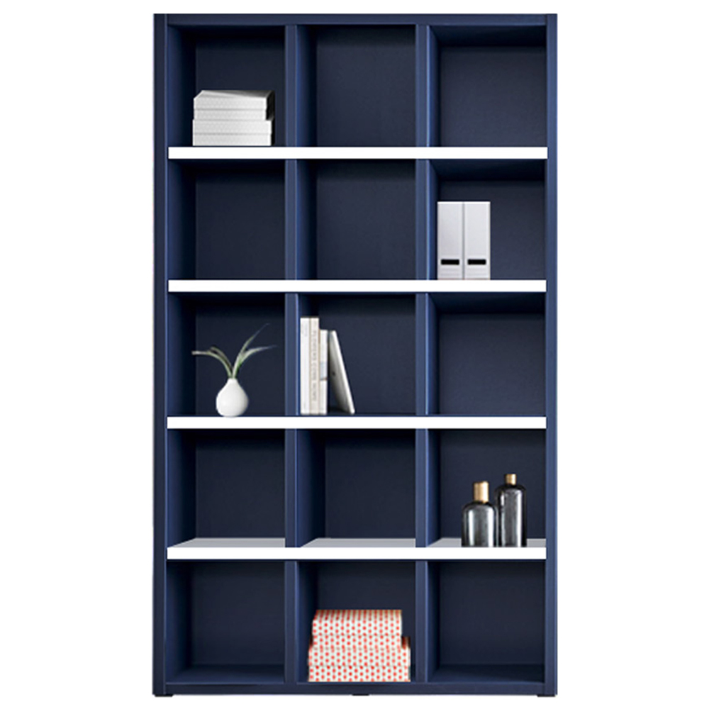 엘레나 5단 1200 기본 책장 그레이화이트