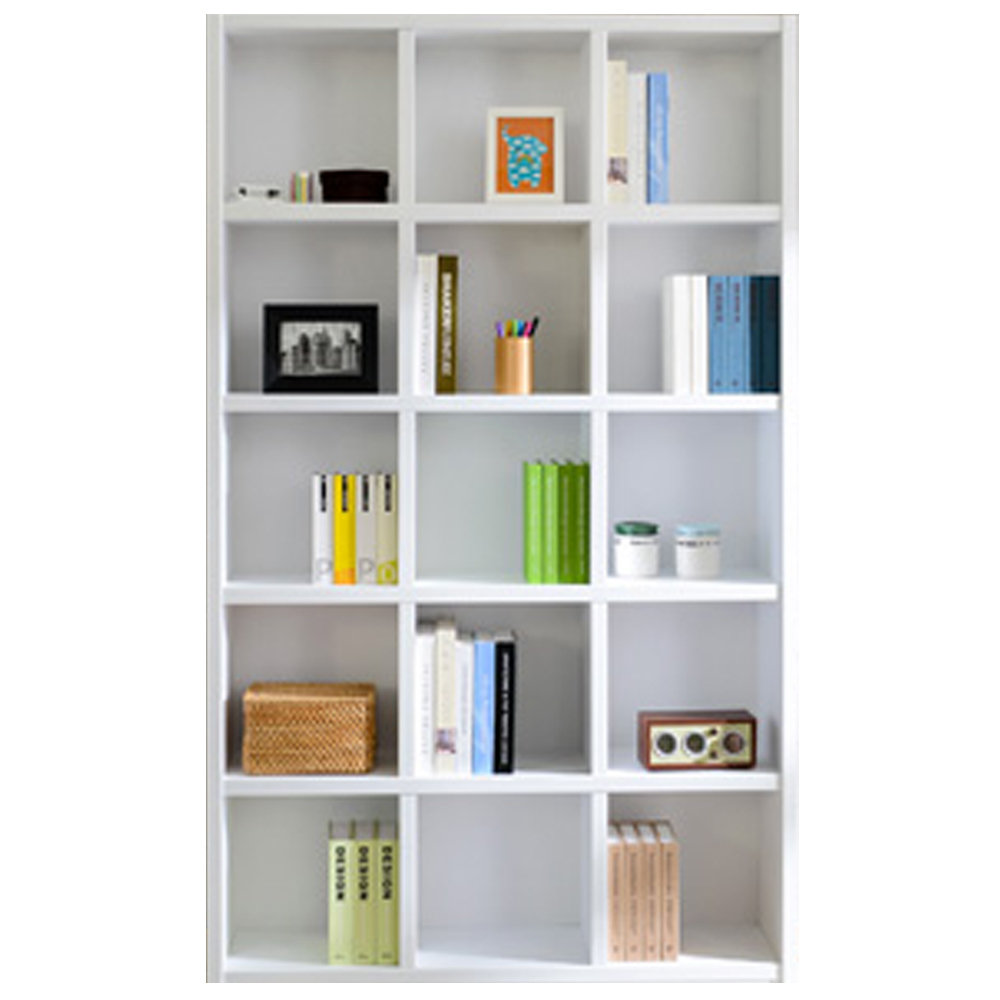 엘레나 5단 1200 기본 책장 그레이화이트