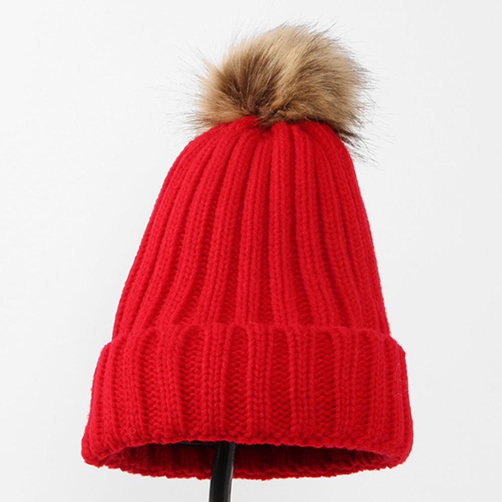 여자 방울털모자 방울캡 니트털모자 겨울 방한 숏비니