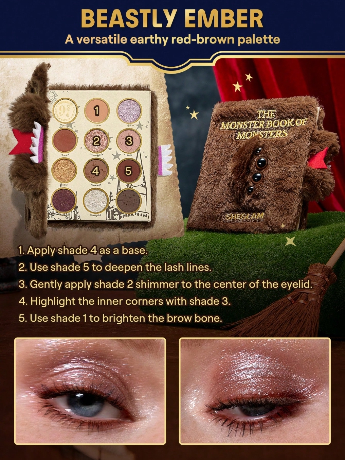 sheglam 쉬글램 해리포터 콜라보 섀도우 팔레트 2024 콜라보화장품 한정판 이미지 6