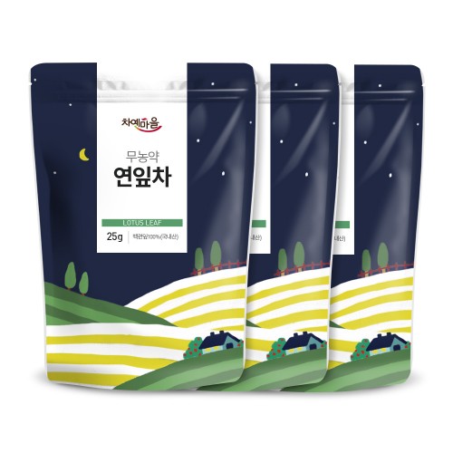 무농약 차예마을 국내산 연잎차 25g, 3개 - 상품 이미지