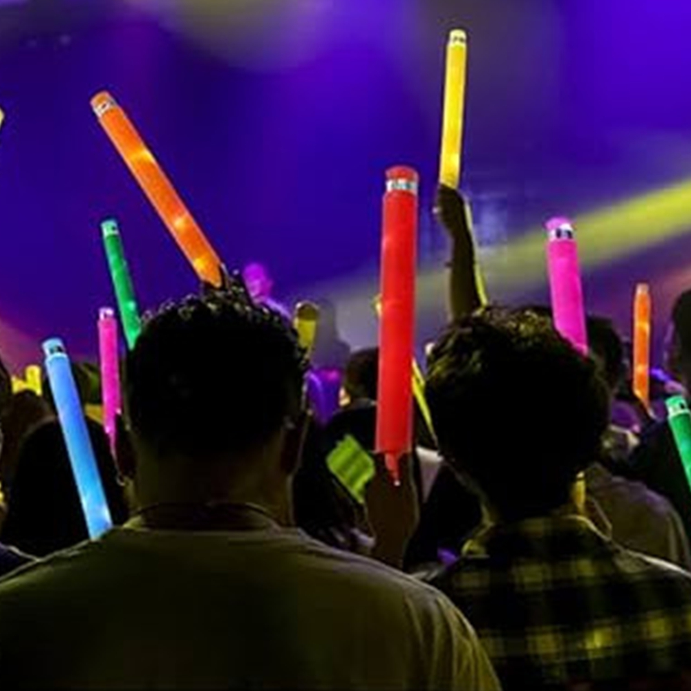 응원봉 밝은 불빛봉 축구용품 크리스마스 촛불 막대스틱 긴 아크릴 - 상품 이미지