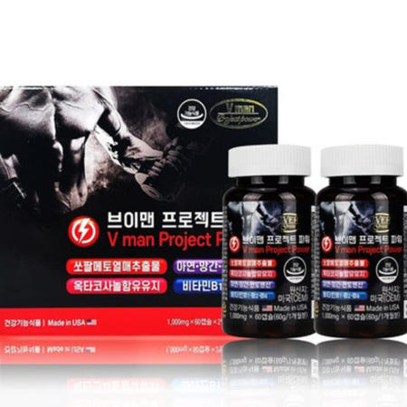 브이맨 프로젝트파워 쏘팔메토 1450mg 120캡슐
