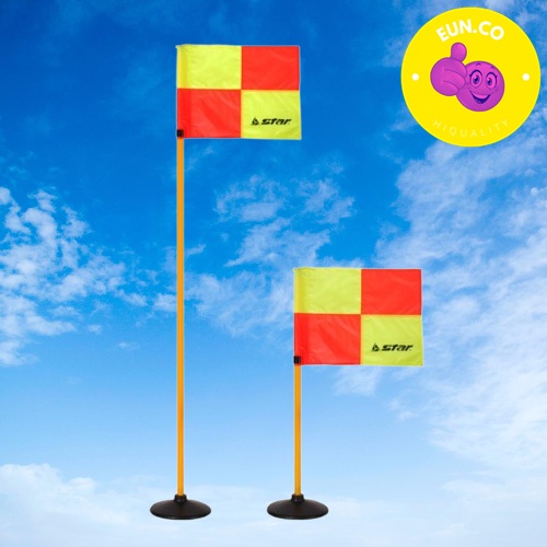 축구 깃발 심판 대회 코너깃대 4개 축구경기 장비