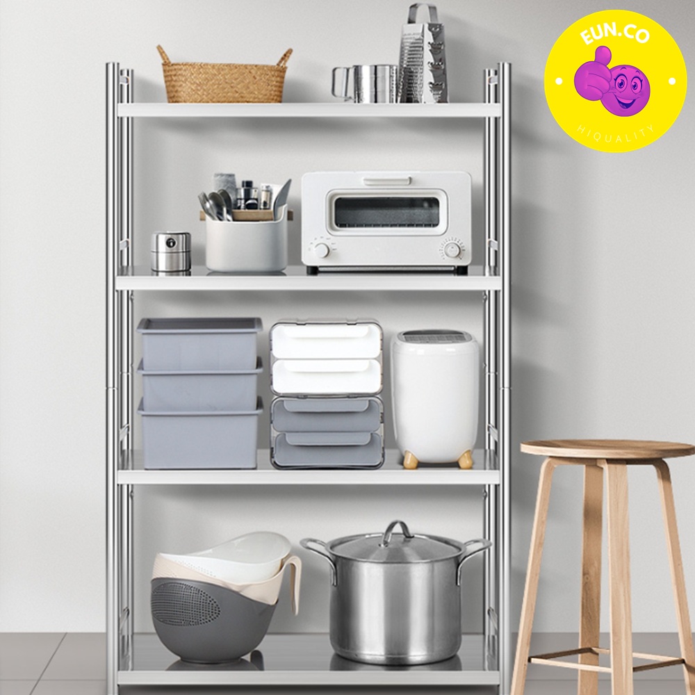 스테인리스 4단 선반 밥솥 거치대 업소용 주방 베란다 올스텐 수납