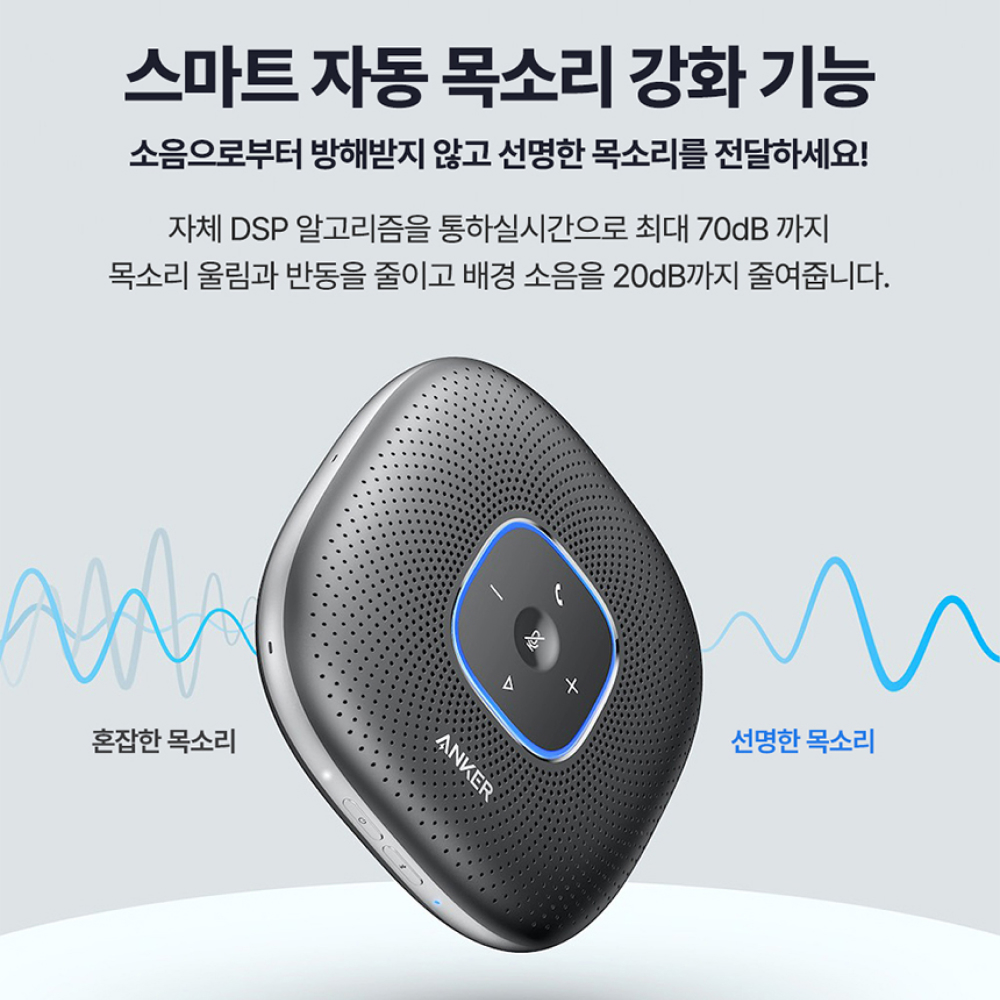 앤커 파워 컨퍼런스콜 블루투스 스피커 A3301 - 상세 이미지 3